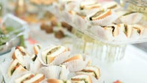 Array of sandwiches